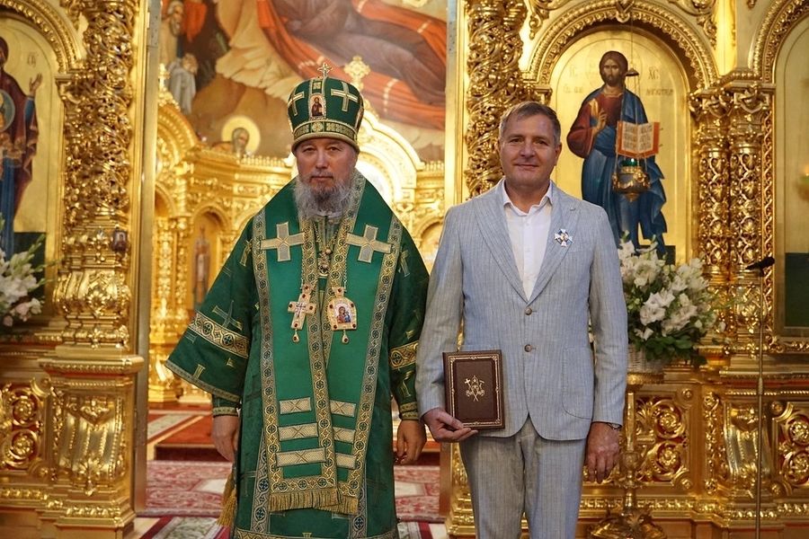 Особым поводом для радости сегодня стало вручение мне Ордена Русской православной церкви…